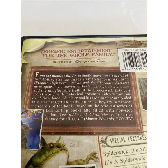 The Spiderwick Chronicles (DVD, 2008, Full Screen) - Picture 3 of 7
